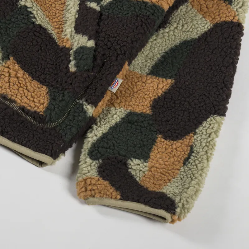 Dickies Mount Hope Camo Fleece Imperial Green-8