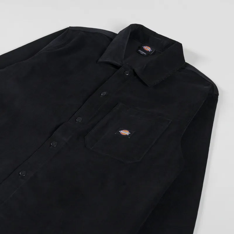 Dickies Corduroy Shirt Black-2