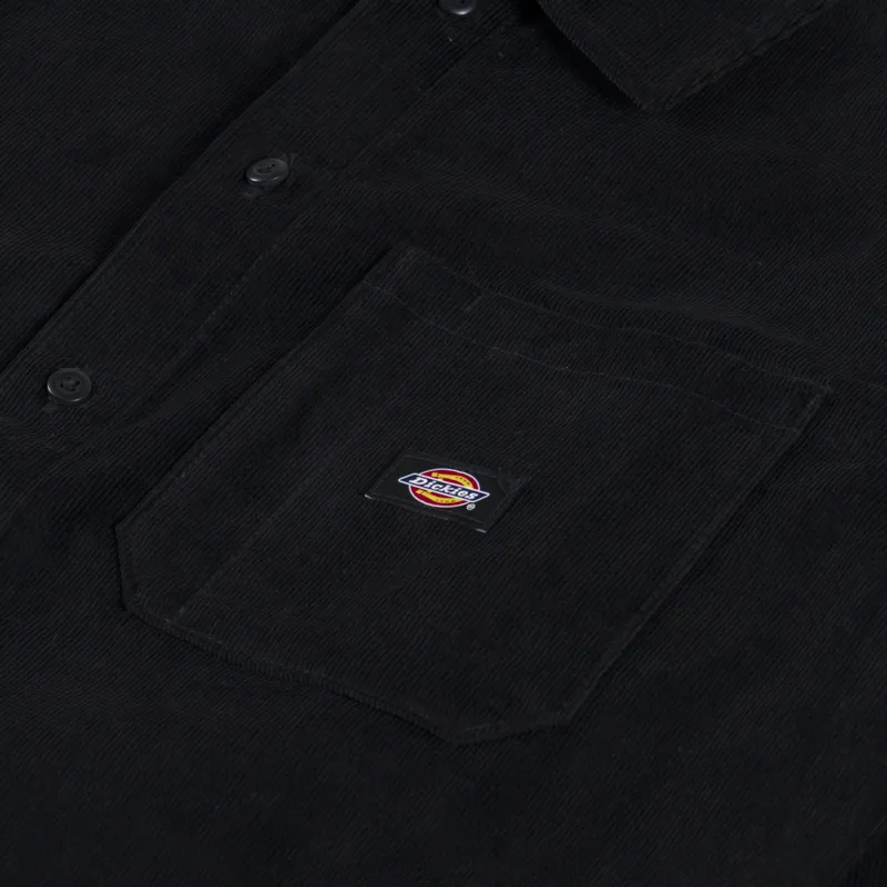 Dickies Corduroy Shirt Black-5