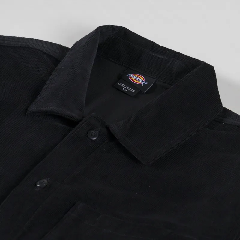 Dickies Corduroy Shirt Black-4