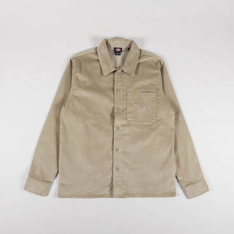 Dickies Corduroy Shirt Khaki
