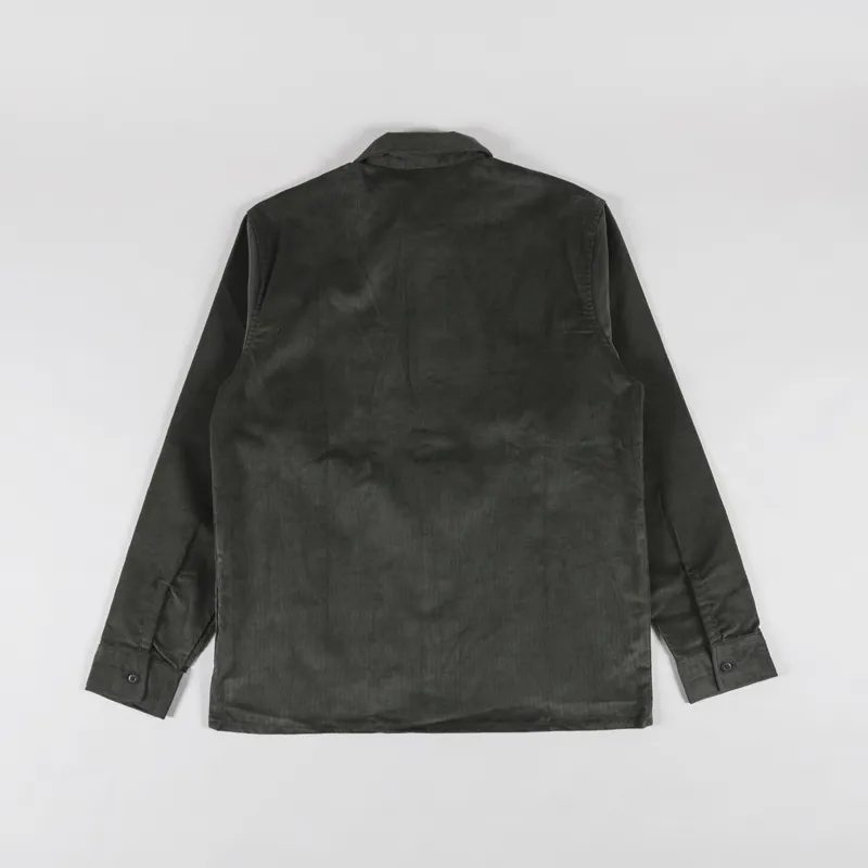 Dickies Corduroy Shirt Olive Green-1