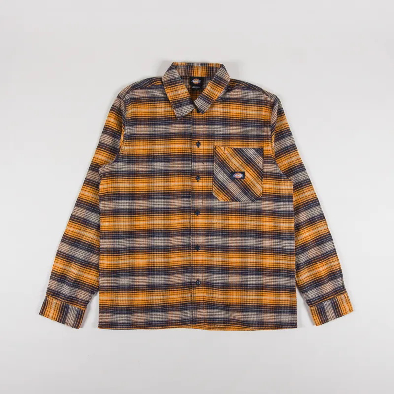 Dickies Forest Check Shirt Inca Gold