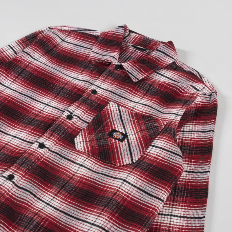 Dickies Forest Check Shirt Red Ochre-2