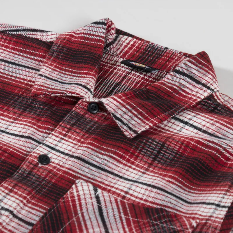 Dickies Forest Check Shirt Red Ochre-4