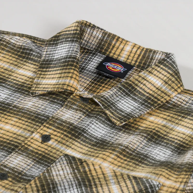 Dickies Forest Check Shirt Oak Buff-4