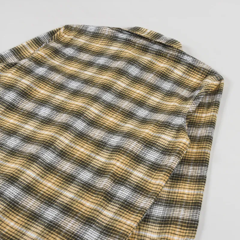 Dickies Forest Check Shirt Oak Buff-3