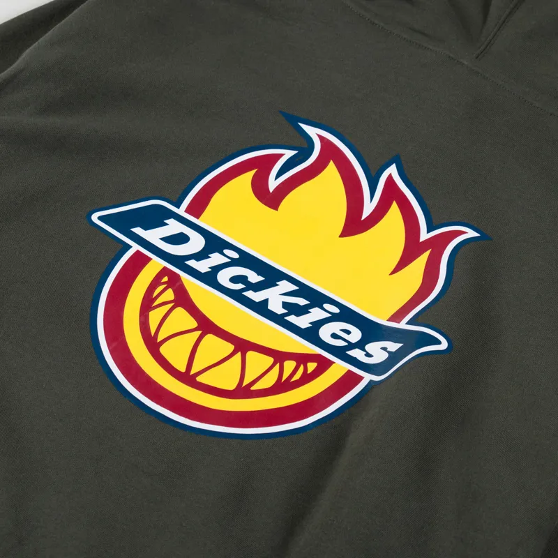 Dickies x Spitfire Hoodie Olive Green-4
