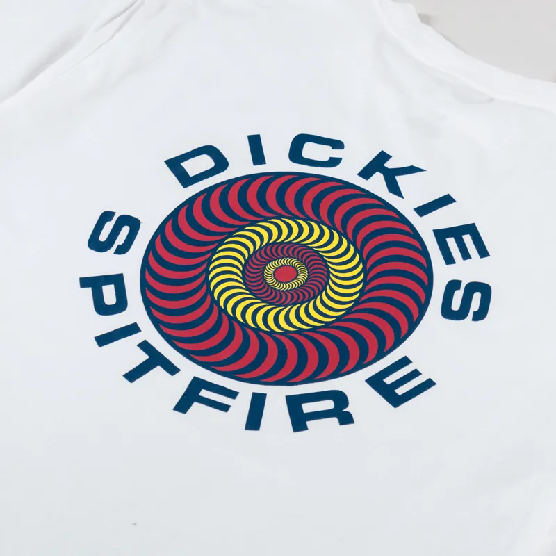 Dickies x Spitfire T Shirt White-4