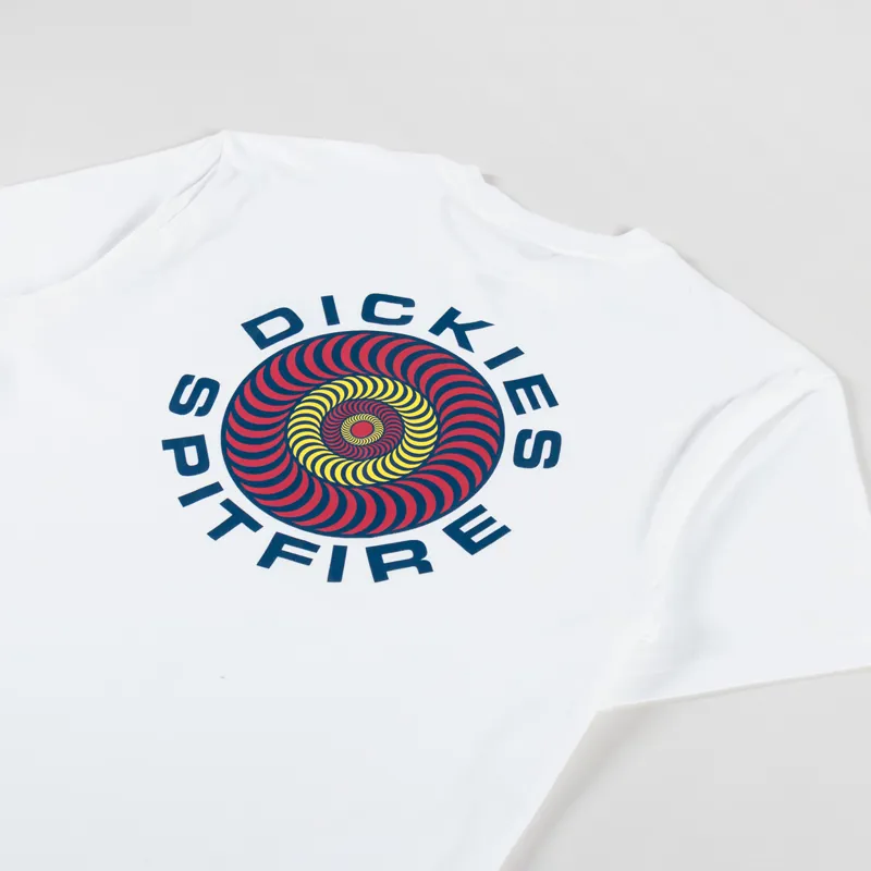Dickies x Spitfire T Shirt White-2