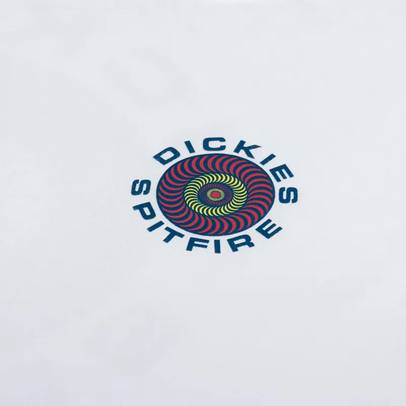 Dickies x Spitfire T Shirt White-5