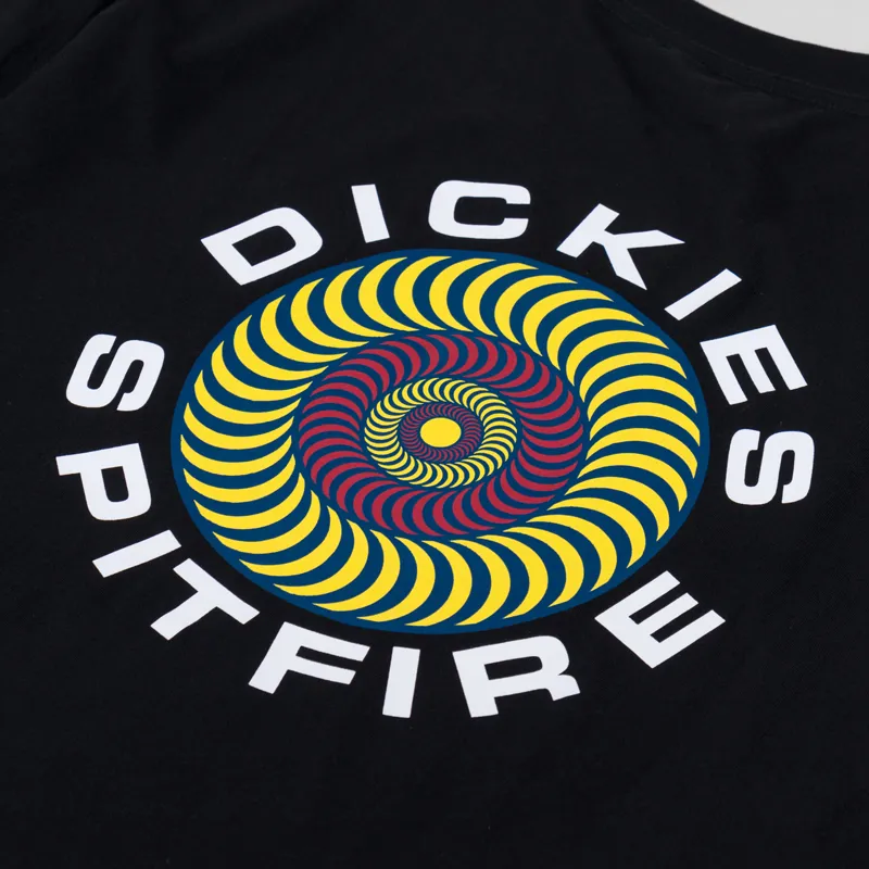 Dickies x Spitfire T Shirt Black-4