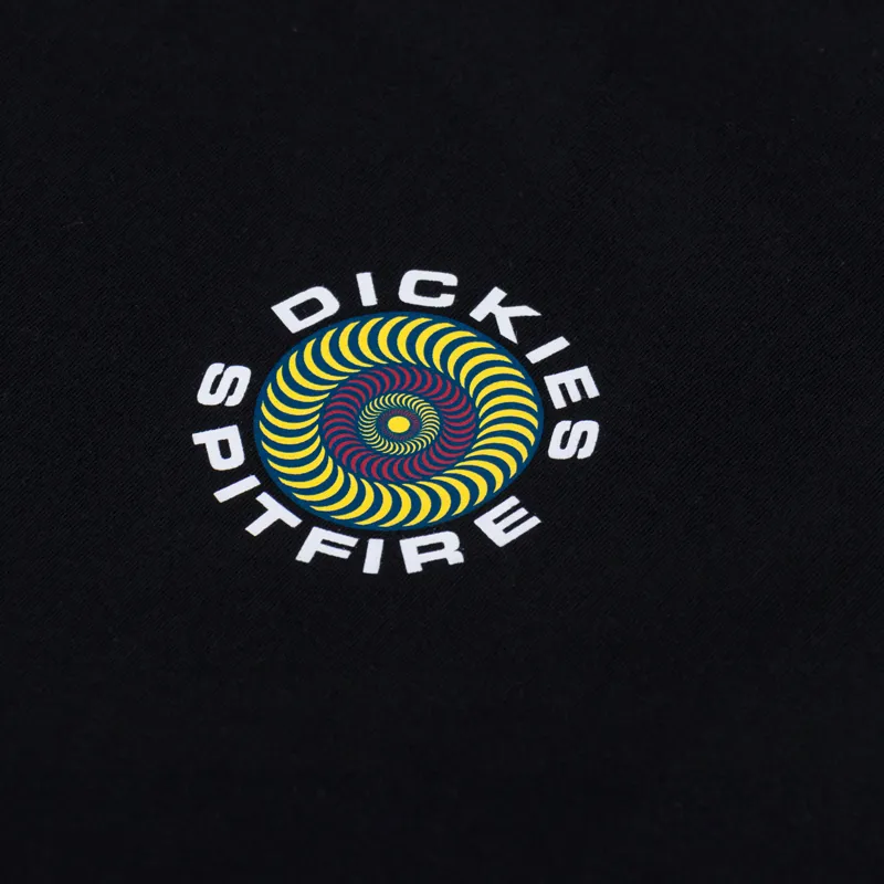 Dickies x Spitfire T Shirt Black-5
