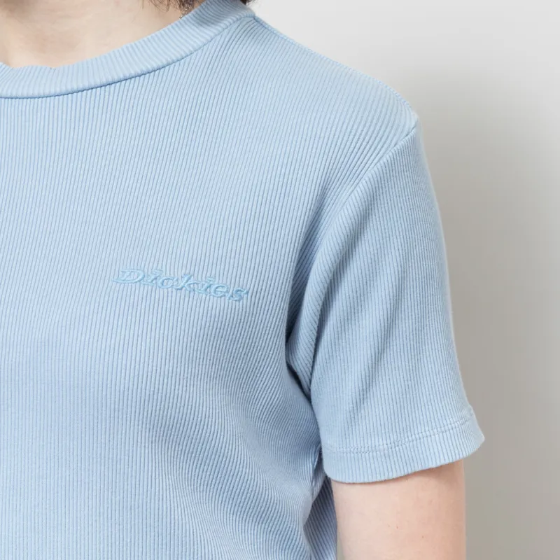 Dickies Womens Plentywood T Shirt Endless Sky-3