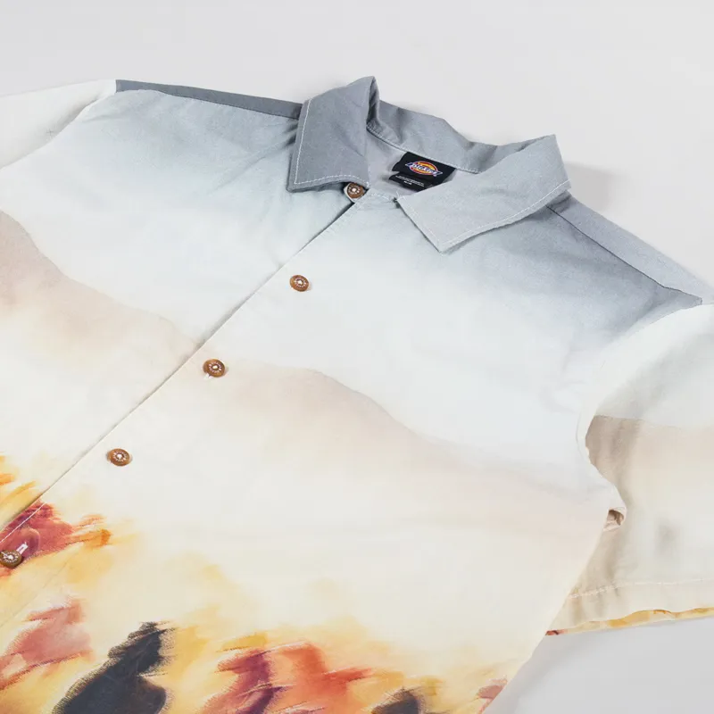 Dickies Running Wild Shirt Oak Buff-1