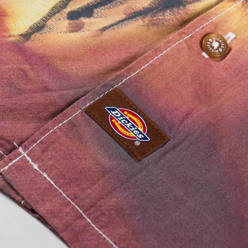 Dickies Running Wild Shirt Oak Buff-5