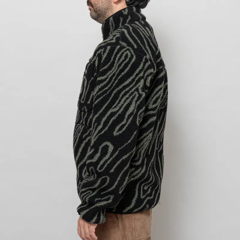 Dickies Mount Hope Printed Fleece Black-3