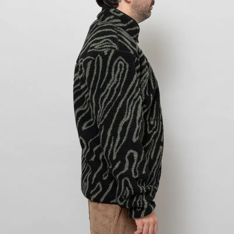 Dickies Mount Hope Printed Fleece Black-5