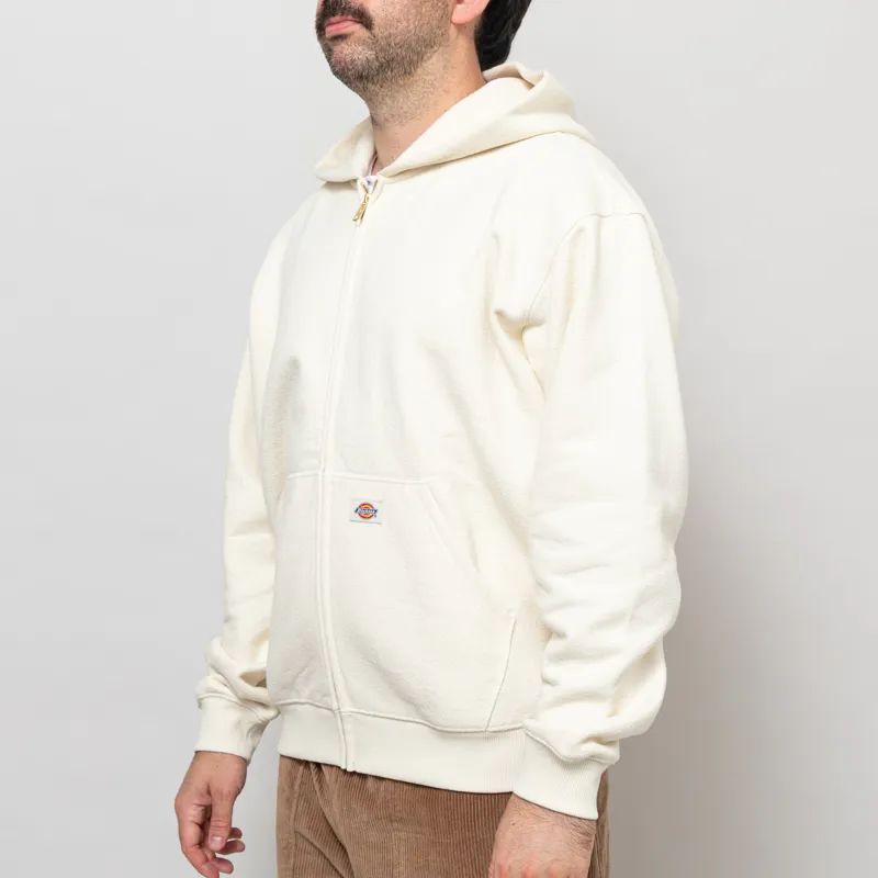 Dickies Mineral Full Zip Pullover Hoodie Egret-1
