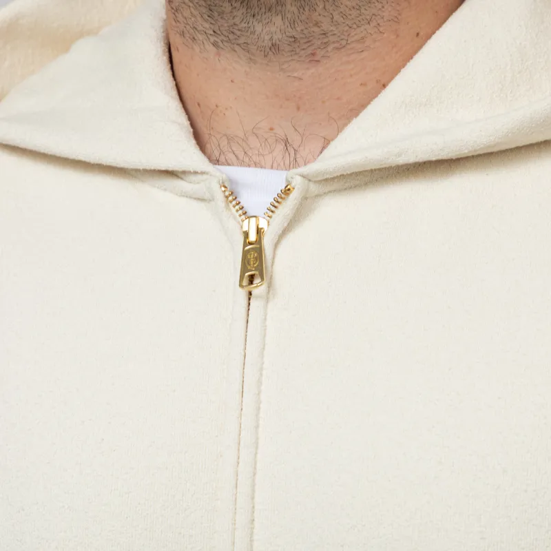 Dickies Mineral Full Zip Pullover Hoodie Egret-5