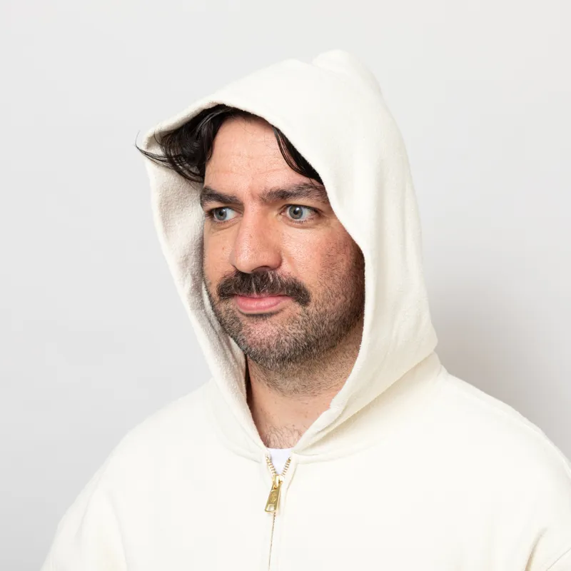 Dickies Mineral Full Zip Pullover Hoodie Egret-6