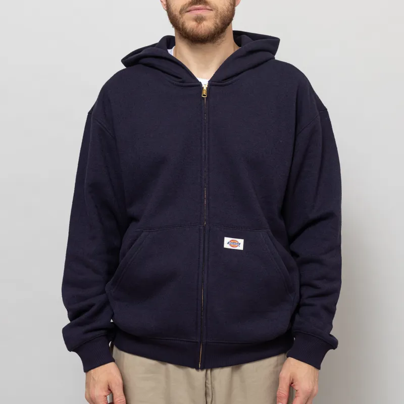 Dickies Mineral Full Zip Pullover Hoodie Night Sky