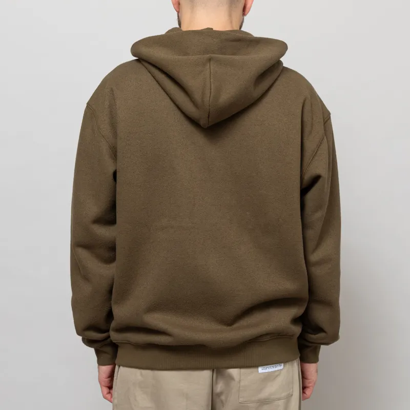 Dickies Mineral Full Zip Pullover Hoodie Military Green-5