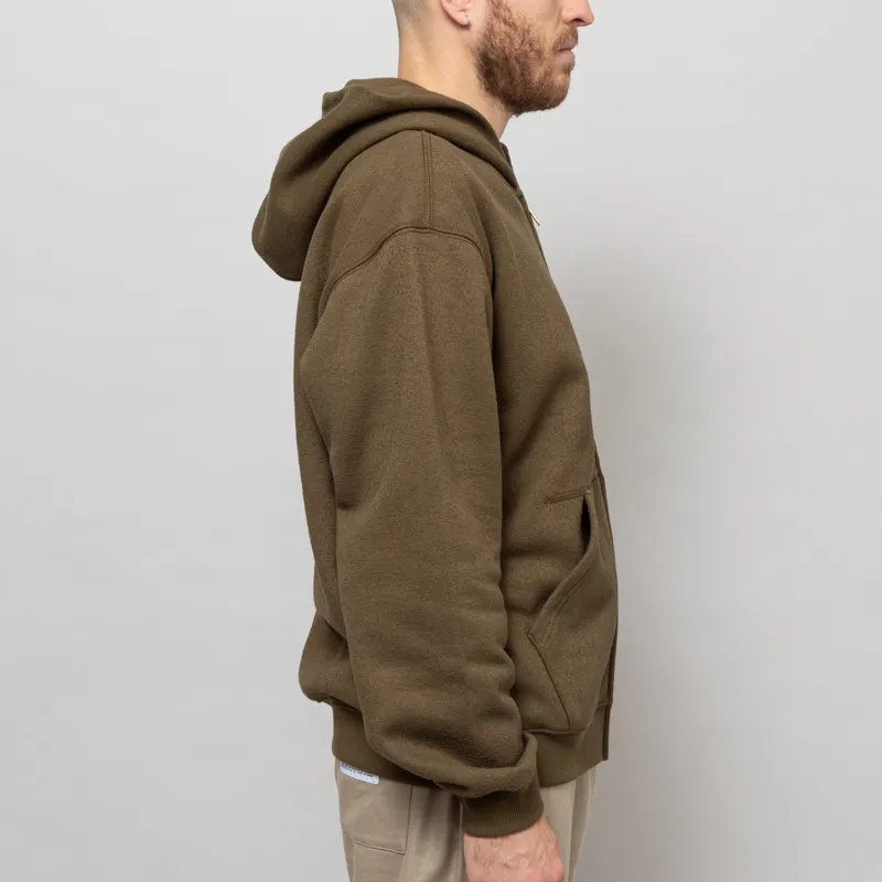 Dickies Mineral Full Zip Pullover Hoodie Military Green-6