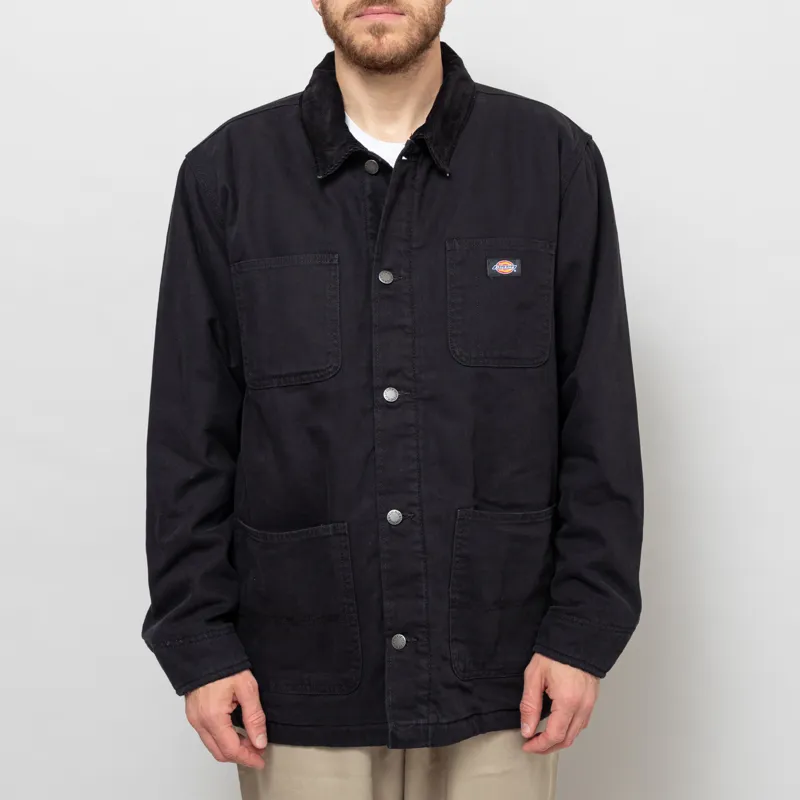 Dickies Lined Canvas Chore Jacket Black