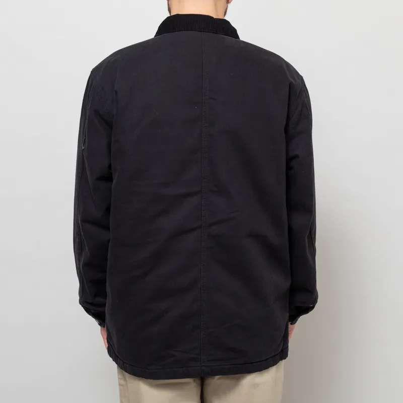 Dickies Lined Canvas Chore Jacket Black-5