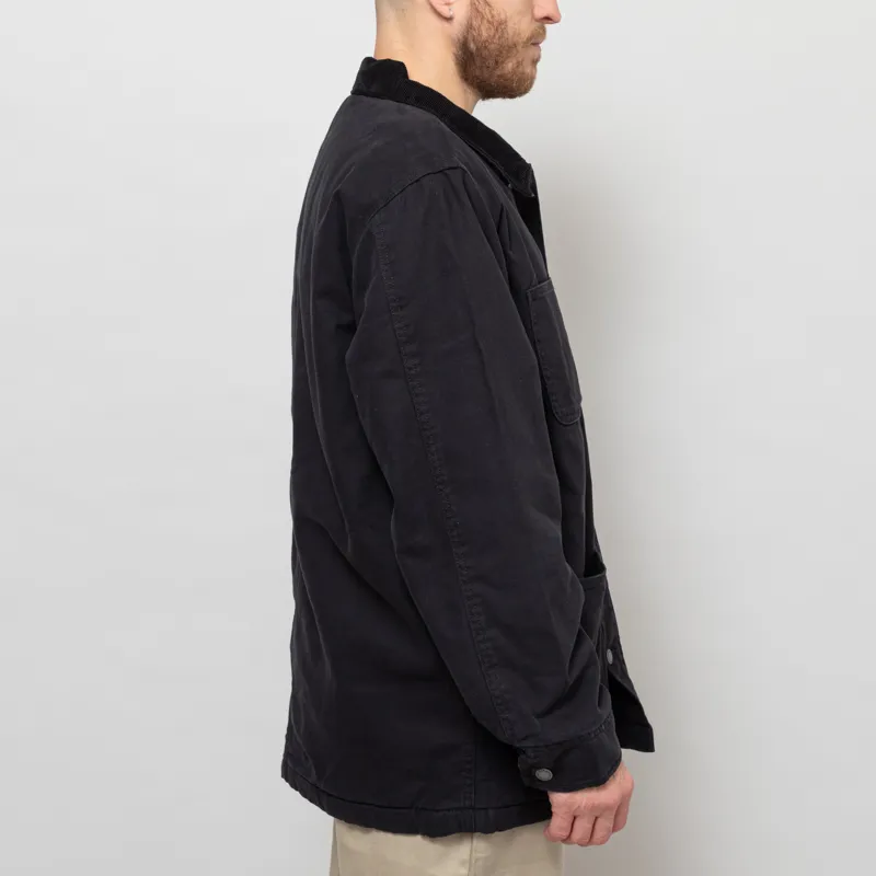 Dickies Lined Canvas Chore Jacket Black-6