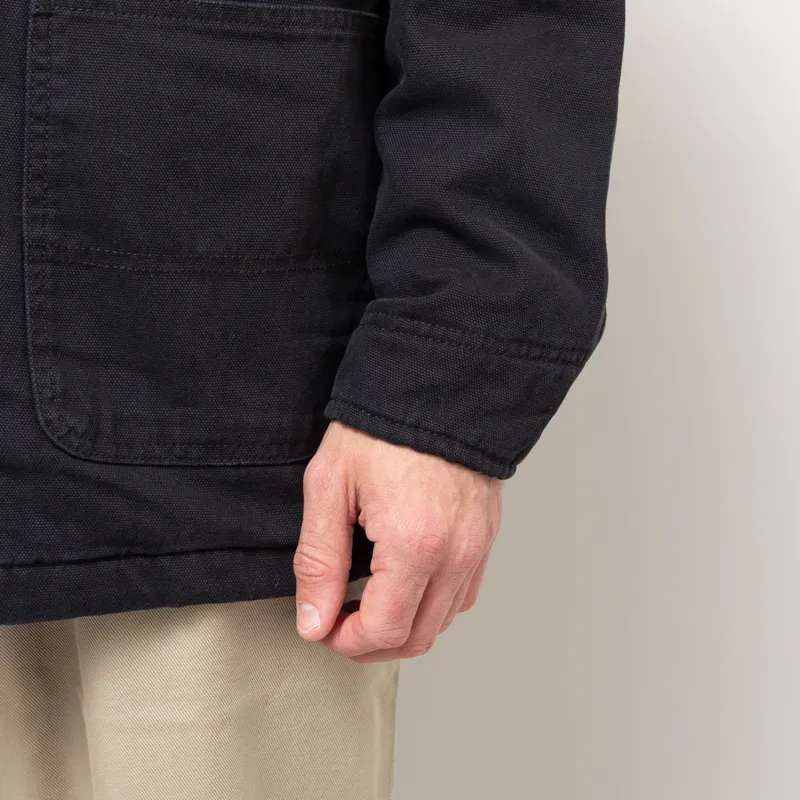 Dickies Lined Canvas Chore Jacket Black-9