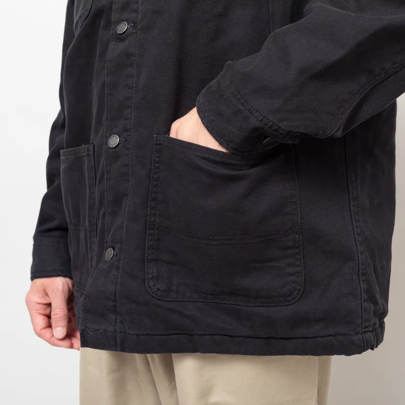 Dickies Lined Canvas Chore Jacket Black-8