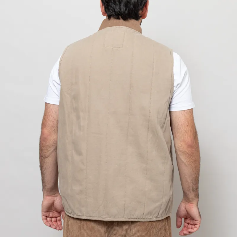 Dickies Quilted Canvas Vest Desert Sand-3