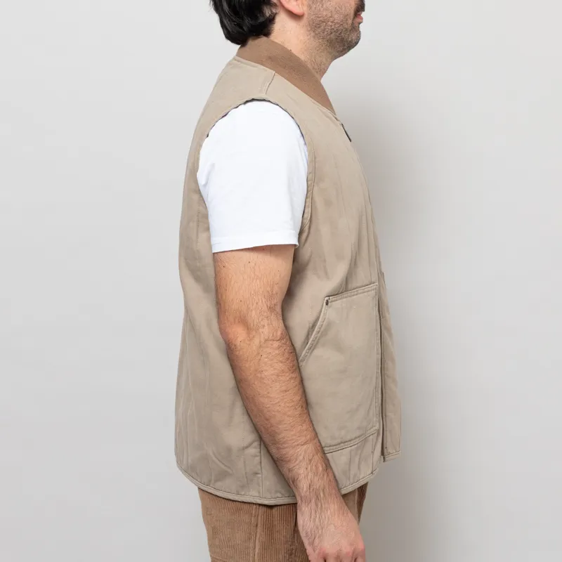 Dickies Quilted Canvas Vest Desert Sand-4
