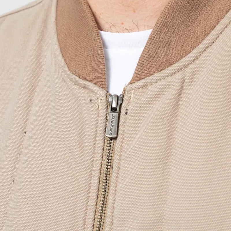 Dickies Quilted Canvas Vest Desert Sand-6