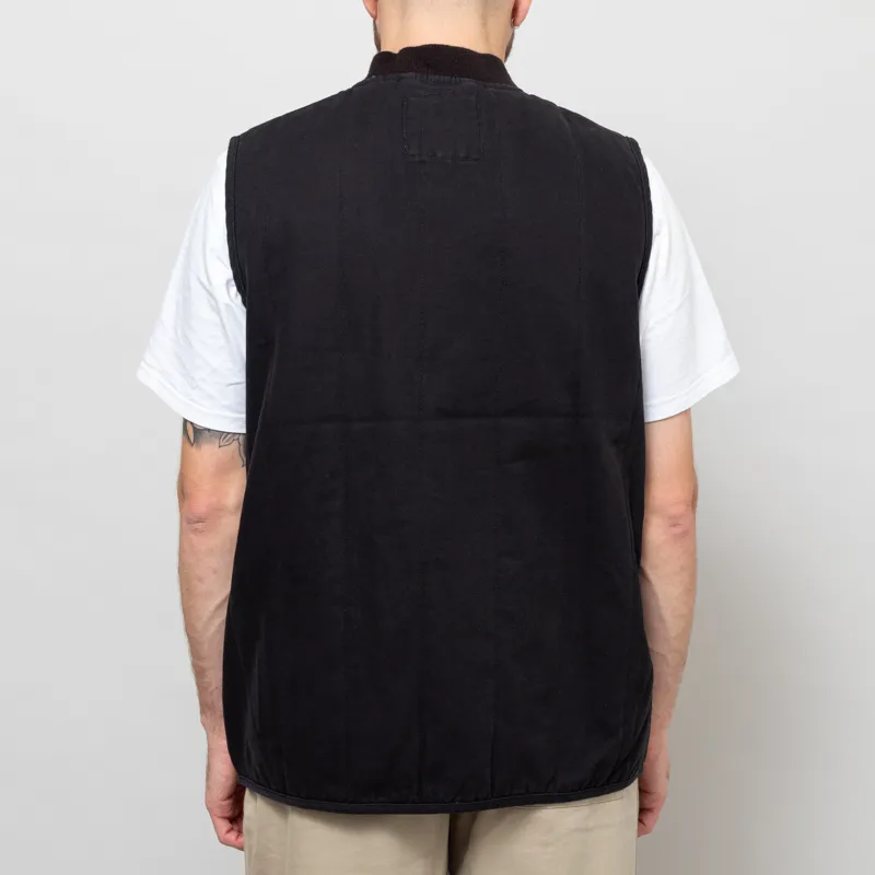 Dickies Quilted Canvas Vest Black-5