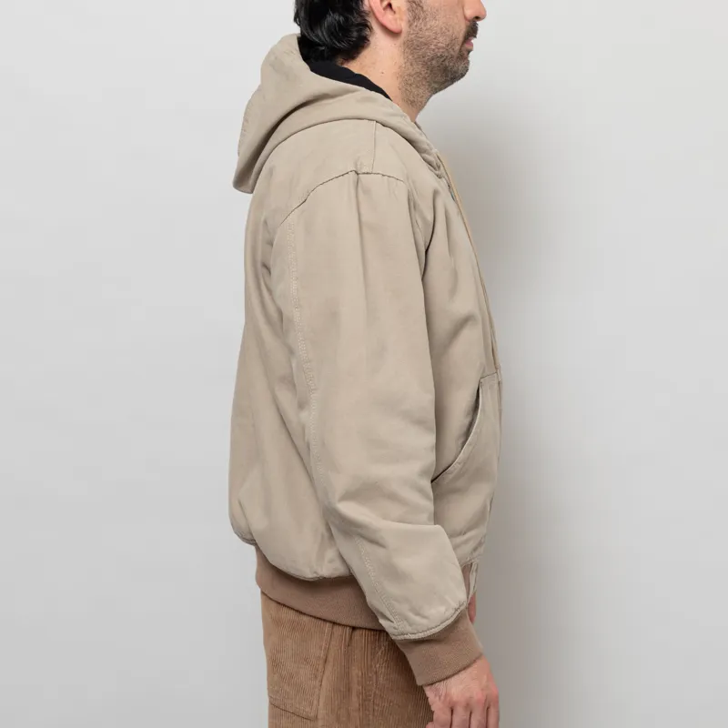 Dickies Hilham Hooded Canvas Jacket Desert Sand-6