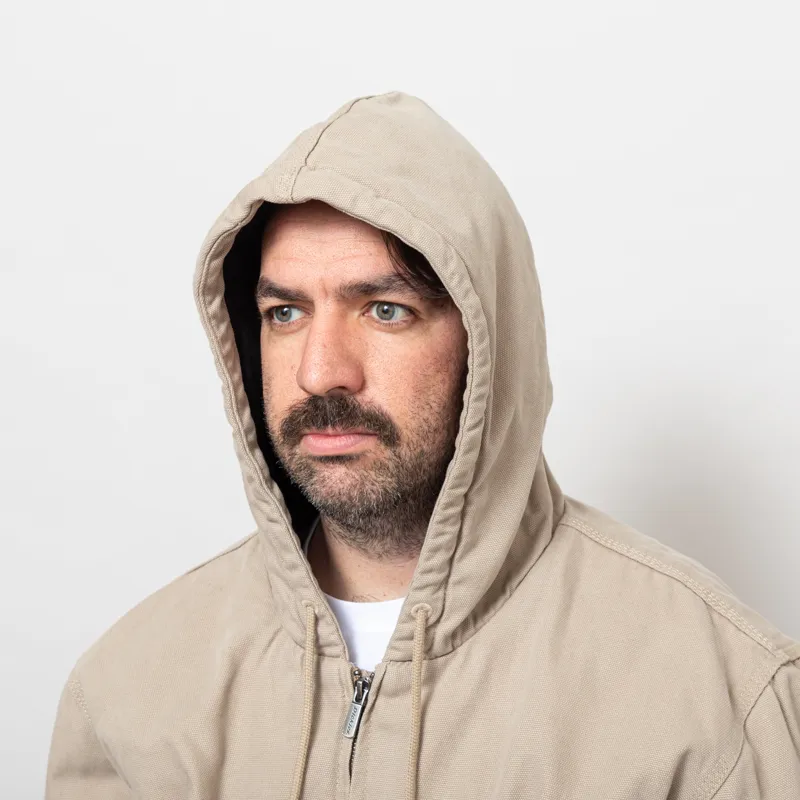 Dickies Hilham Hooded Canvas Jacket Desert Sand-8