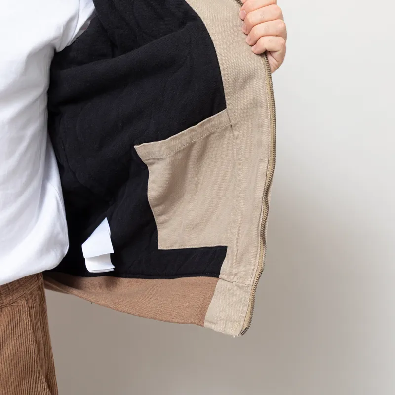 Dickies Hilham Hooded Canvas Jacket Desert Sand-7