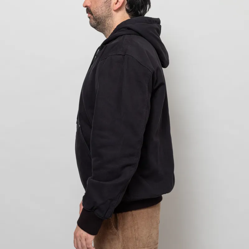 Dickies Hilham Hooded Canvas Jacket Black-4