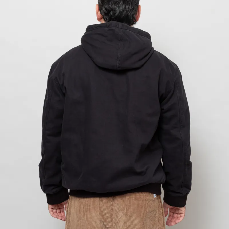 Dickies Hilham Hooded Canvas Jacket Black-5