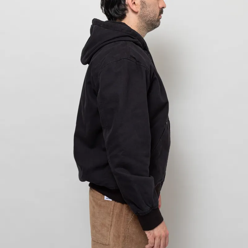 Dickies Hilham Hooded Canvas Jacket Black-6