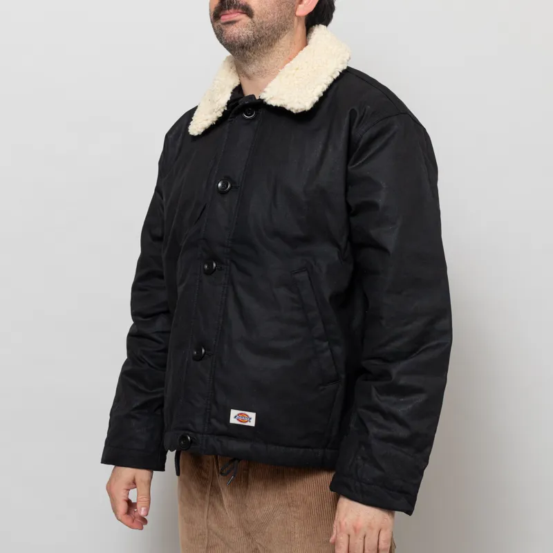 Dickies Eisenhower Waxed Jacket Black-2