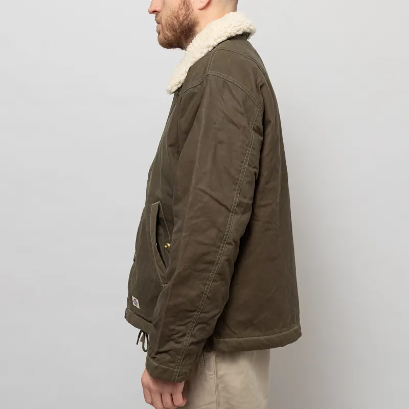 Dickies Eisenhower Waxed Jacket Military Green-5