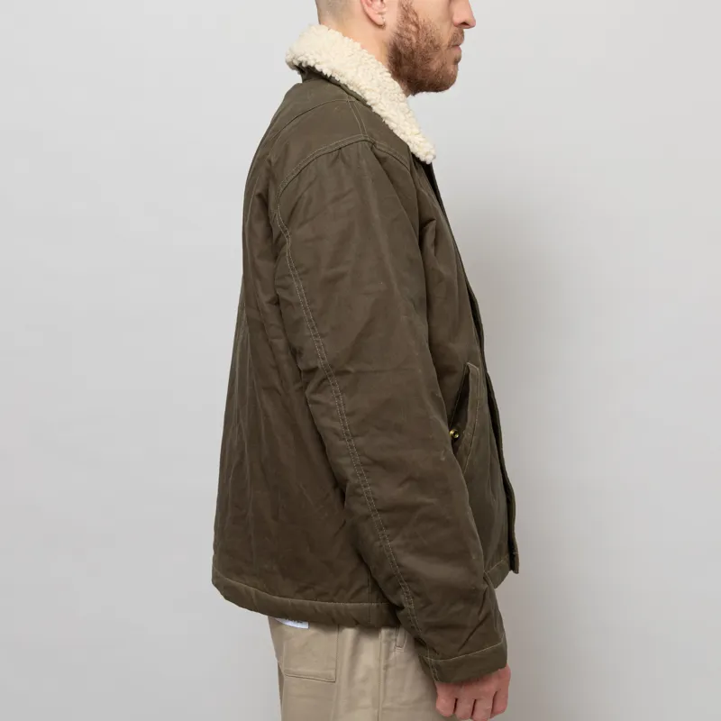 Dickies Eisenhower Waxed Jacket Military Green-7