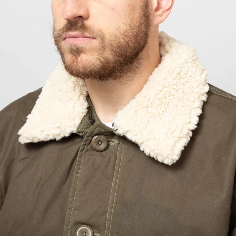 Dickies Eisenhower Waxed Jacket Military Green-10