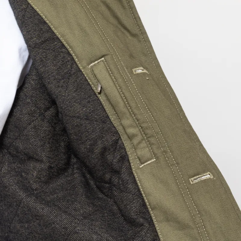 Dickies Eisenhower Waxed Jacket Military Green-9