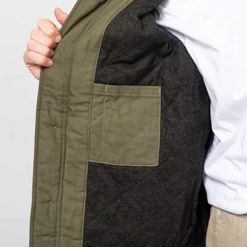 Dickies Eisenhower Waxed Jacket Military Green-8