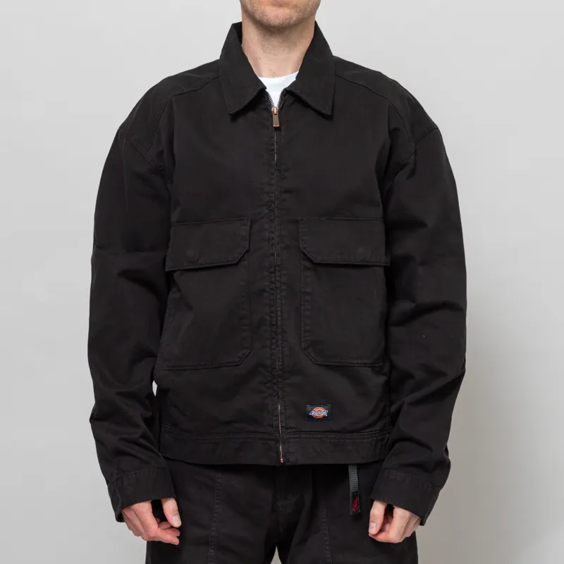 Dickies Mens Fort Smith Trucker Boxy Jacket Black